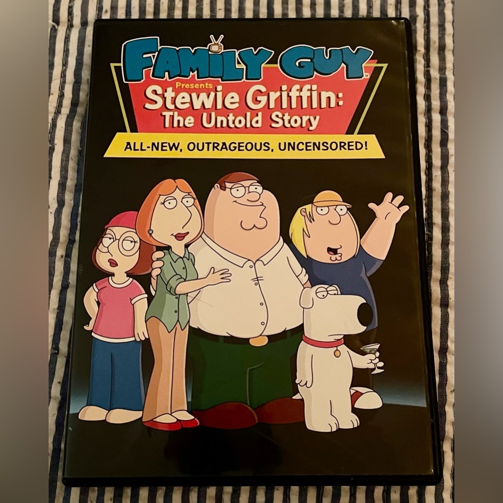🍸 Family Guy Stewie Griffin: The Untold Story DVD 🍸
